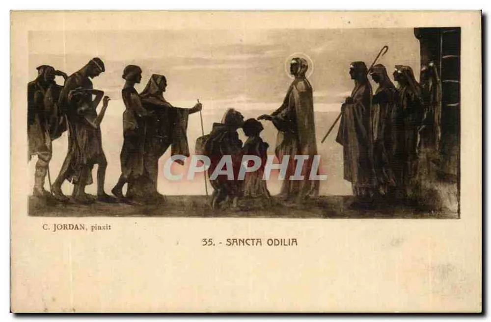 Sancta Odilia — C. Jordan, piæxit — n° 35 - Frente