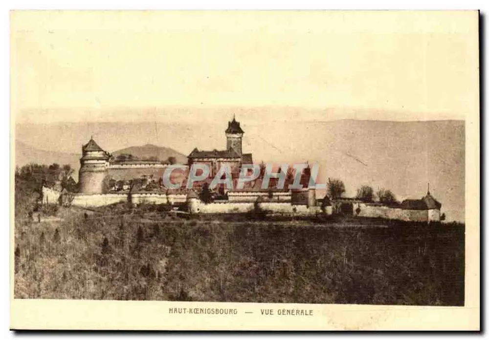 Haut-Kœnigsbourg — Vista Geral - Frente
