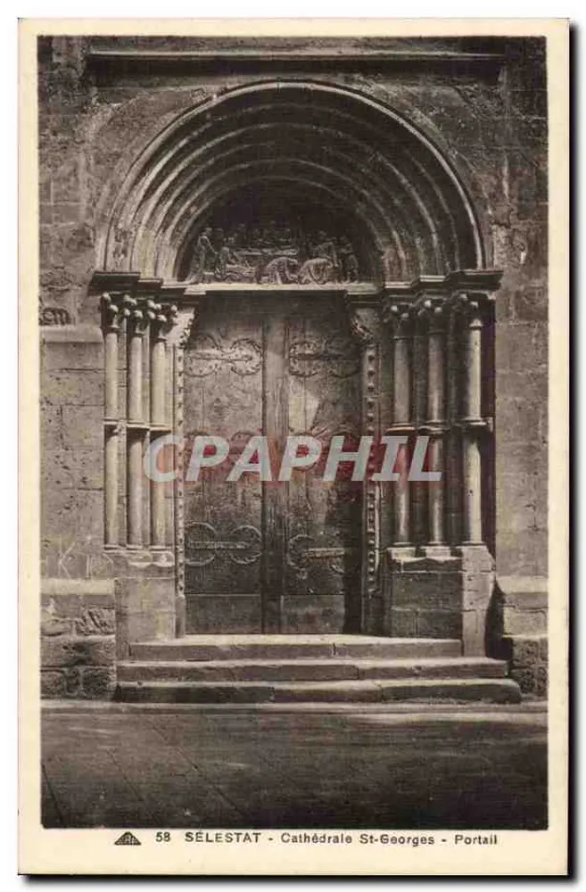 Sélestat - Kathedrale Saint-Georges - Portal - Vorderseite