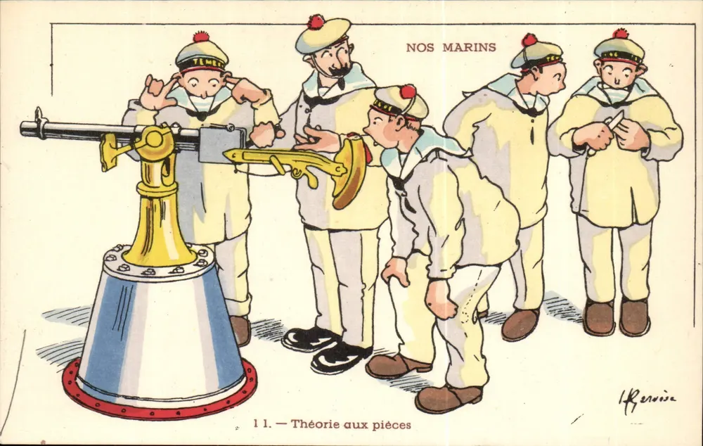 Unsere Matrosen — Theorie in Stücken — L. Renvoise, Nr. 11 - Vorderseite