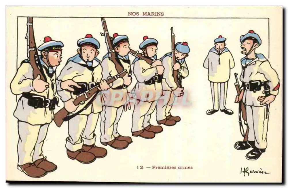 Unsere Matrosen — Erste Waffen — H. Rewise, n°12 - Vorderseite