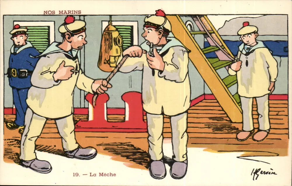 Unsere Matrosen — La Mèche — H. Bersin - Vorderseite