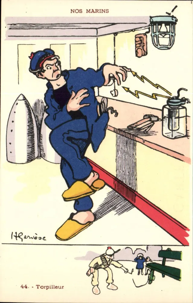 Unsere Matrosen — Torpedoboot — Verlag H. Renwoe, Nr. 44 - Vorderseite