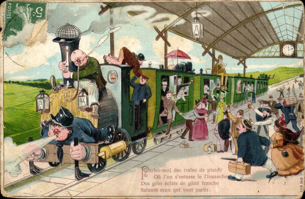 Zug der Freude — Sonntag — Verlag C.F.R. Nr. 548 - Vorderseite