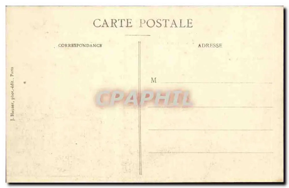 Der Antoinette-Monoplan — Höhen- und Distanzrekord — J. Hauser, Paris - Rückseite