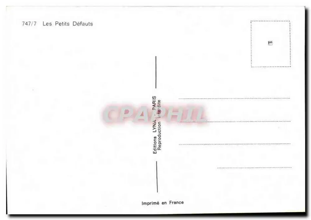 Frau, die immer einen 'Pet' verkehrt hat — Die Kleinen Fehler — Éditions LYNÁ - Rückseite