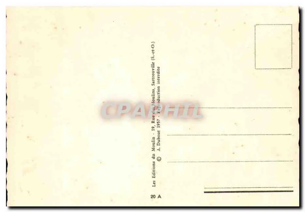 O bom canto — Série de desenhos animados — Éditions du Moulin, Sarronnville 1957 - Verso