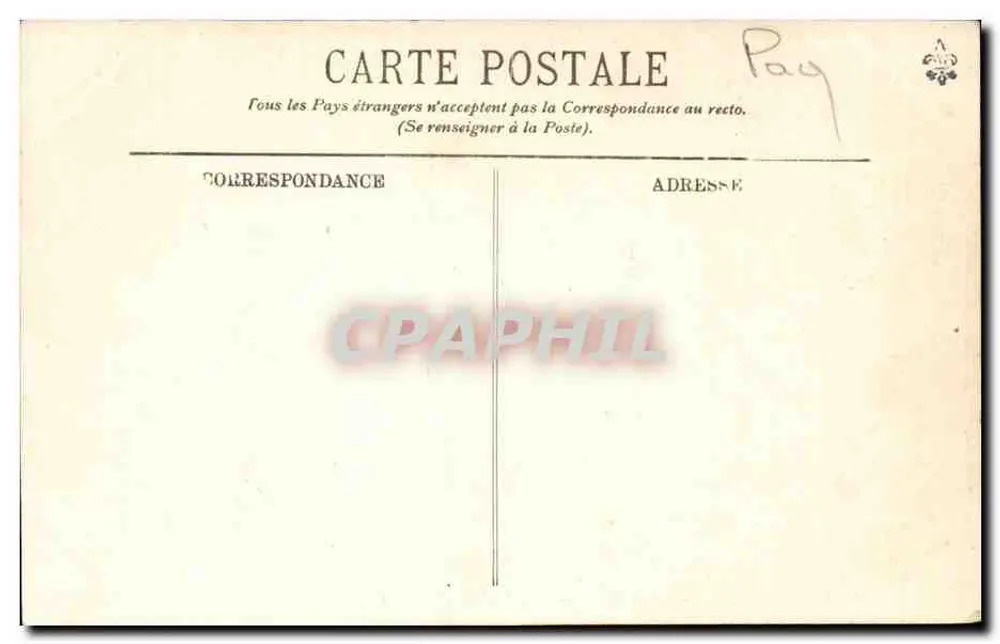 Le Havre — Der Transatlantiker "La Touraine" — LL. Nr. 354 - Rückseite
