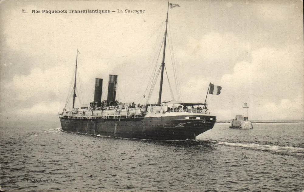 La Gascogne — Transatlantischer Dampfer — Sammlung AD - Vorderseite
