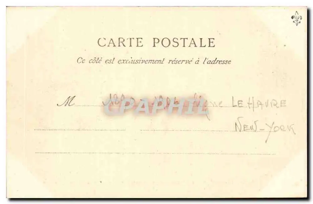 Le Havre — Die Aquiltaine der Transatlantischen Gesellschaft — Verlag Le Dolly, Paris, Nr. 24 - Rückseite