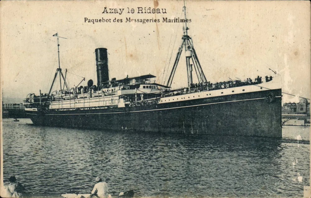 Azay le Rideau — Dampfer der Messageries Maritimes — Verleger unbekannt - Vorderseite