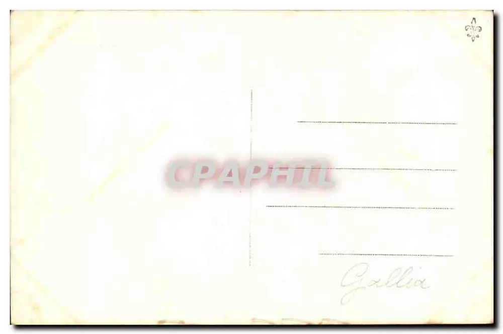 Paquebote "Gallia" — foto de navio — Marius Bar, Toulon - Verso