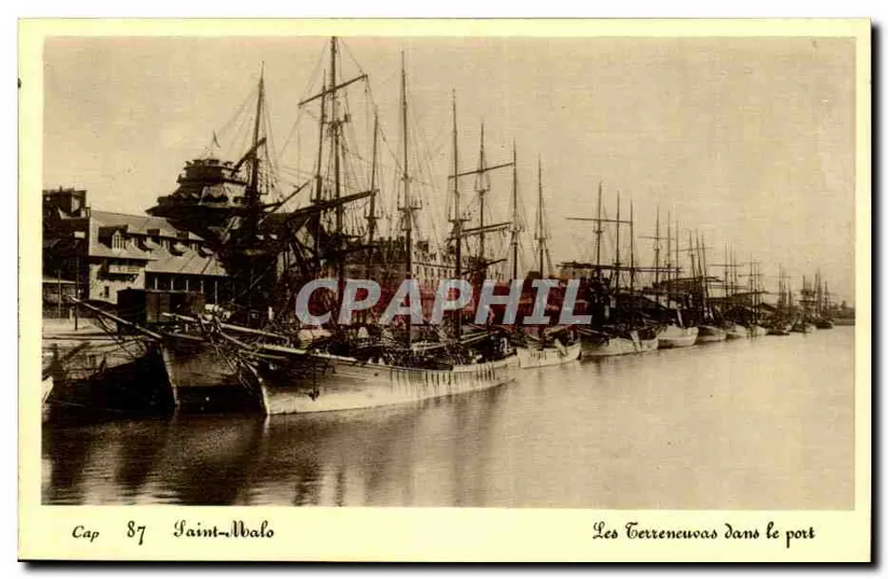 Saint-Malo — Les Terreneuvas am Hafen — Cap 87 - Vorderseite
