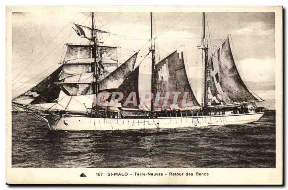 St-Malo - Terre-Neuvas - Rückkehr der Banken — 167 - Vorderseite