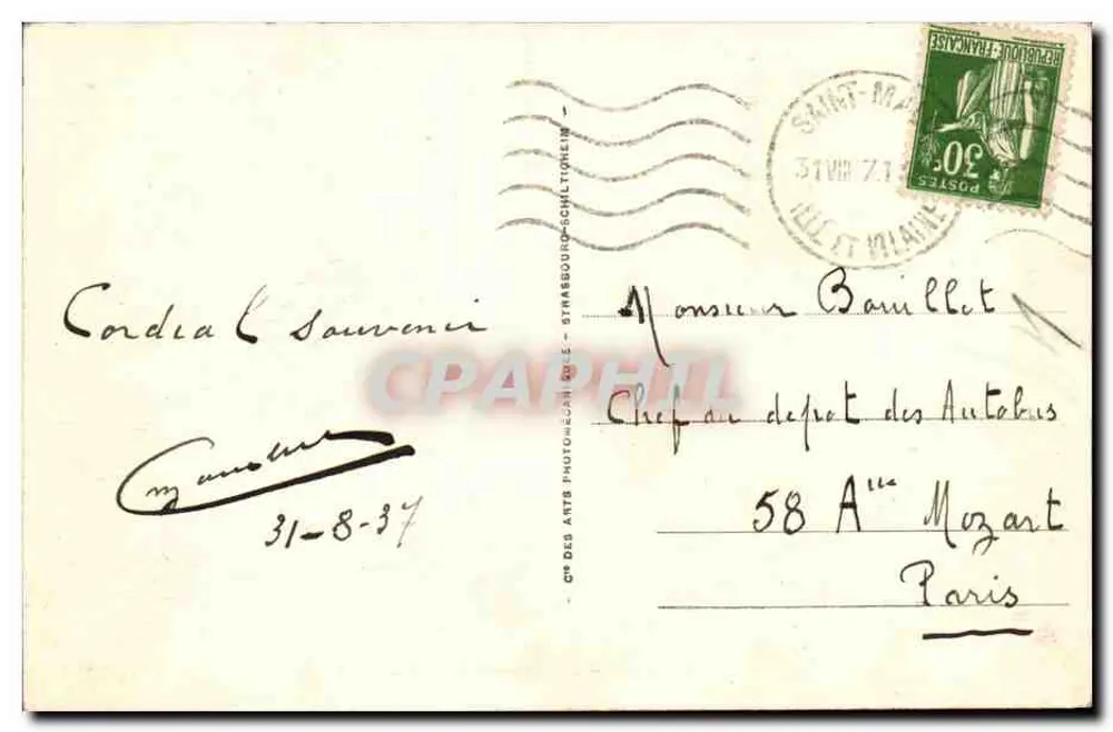 St-Malo - Terre-Neuvas - Rückkehr der Banken — 167 - Rückseite