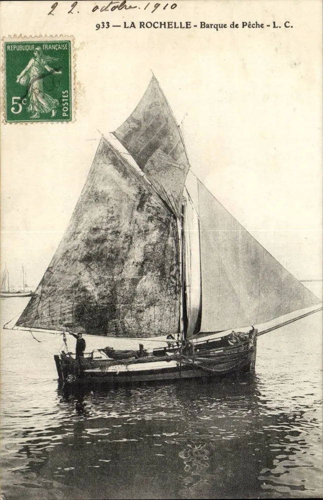 La Rochelle — Barco de Pesca — L.C. — 933 - Frente