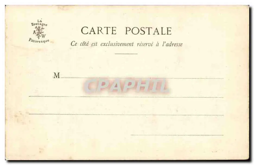 BREST - El Castillo - El tres-mástil la « Saône » — Colección A. Waron, St-Brieuc - Reverso