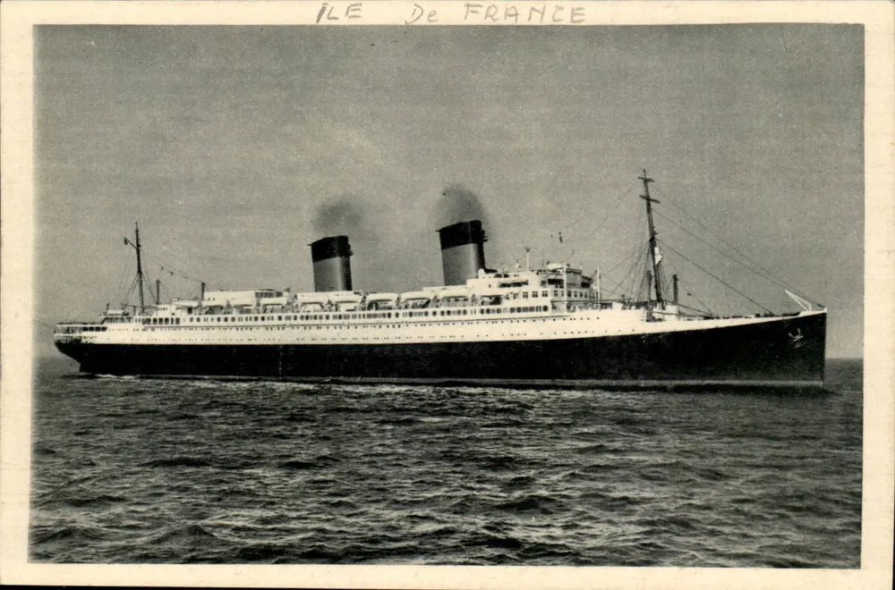 Ile de France — Côte d'Azur — Ligne Transatlantique - Vorderseite