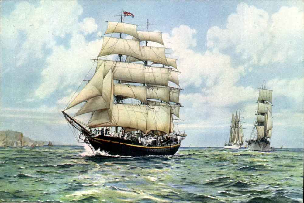 Navio a vela — "Georg Stage" — J. Arthur Dixon, SS.935 - Frente