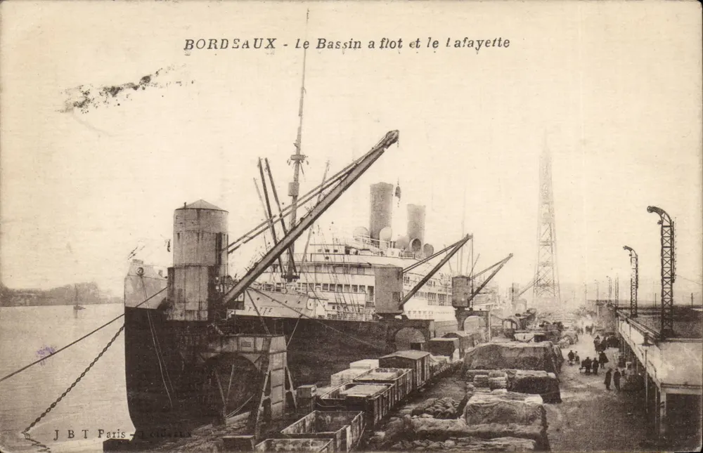 Bordeaux - Der Flottentrog und der Lafayette - Vorderseite