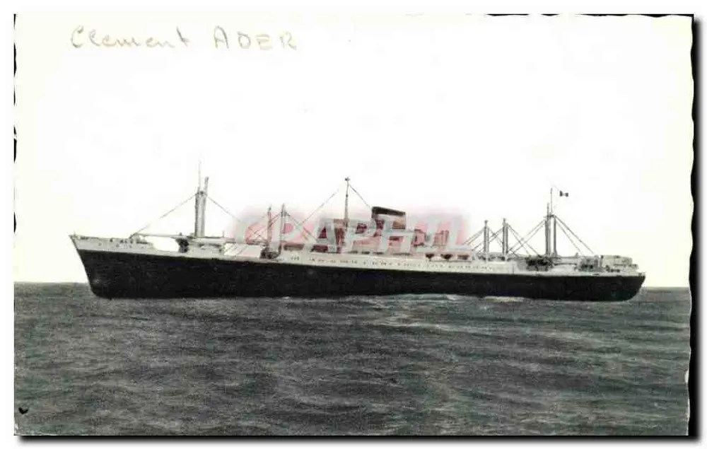 Dampfschiff "Clément Ader" — Maritime Gesellschaft der Vereinigten Frachtführer — Fotografie von Philippa Laudry - Vorderseite
