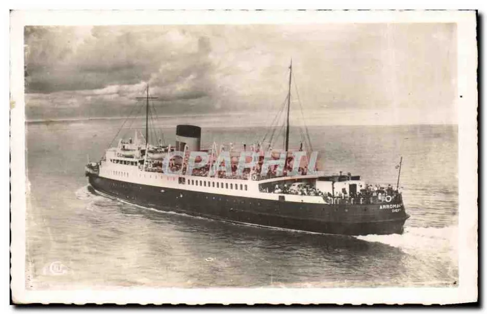 Dampfschiff ARROMANCHES — Dieppe (S.-Inf.) — Ausgabe GALF - Vorderseite