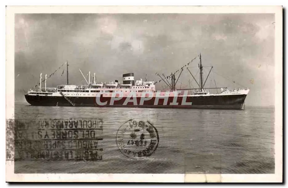 Dampfschiff "LAVOISIER" — Maritime Gesellschaft der Vereinigten Frachtführer — Verleger: ANGULO Y SUPERIOR - Vorderseite