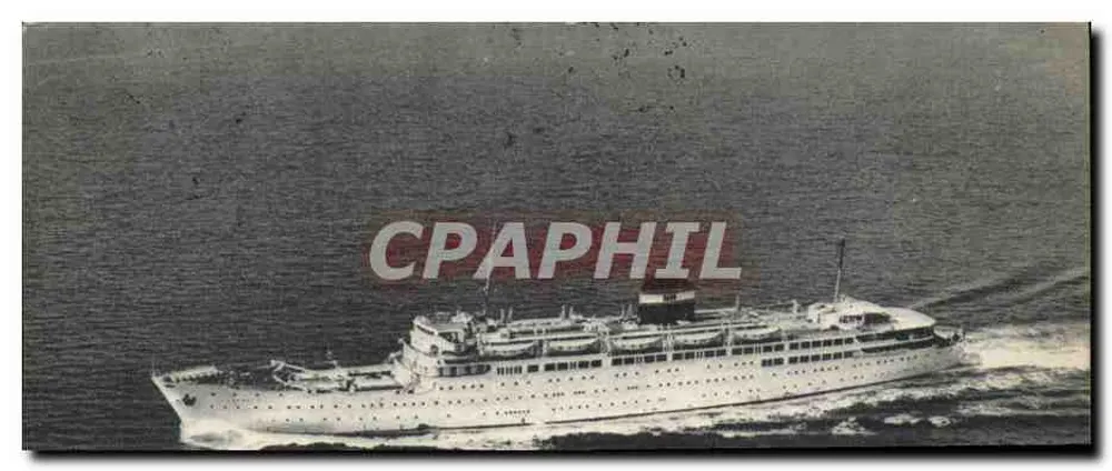 Dampfschiff "Kairouan" — Algerien-Tunesien — Mischverkehrs-Gesellschaft - Vorderseite
