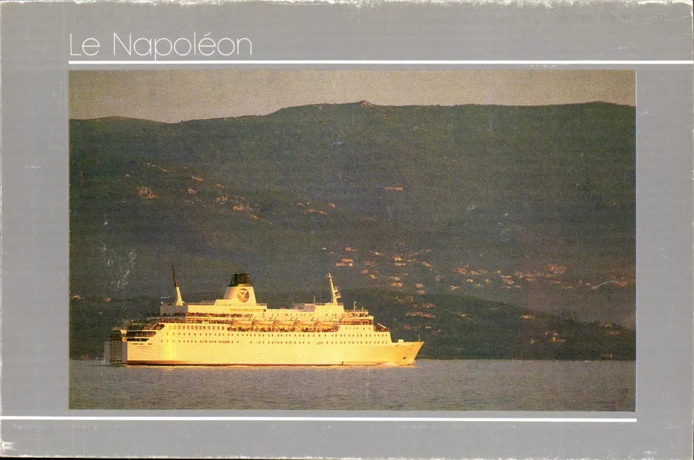 Napoleon — Fähre nach Korsika — Ausgabe SANTA LINA - Vorderseite
