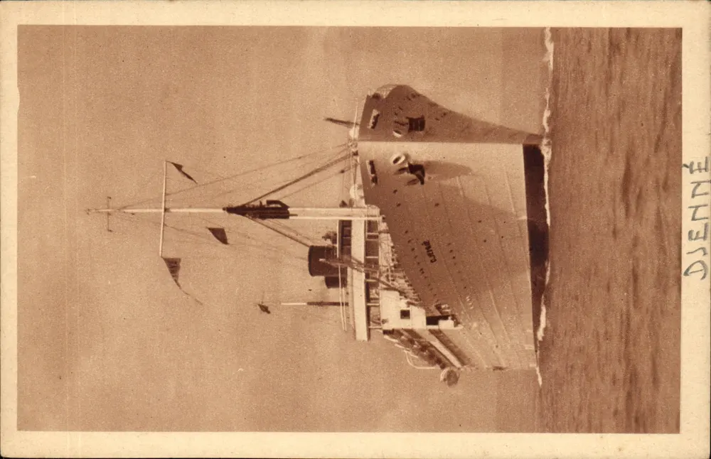 Hélios Djenné — Dampfer — Navigation Paquet Gesellschaft - Marseille - Vorderseite