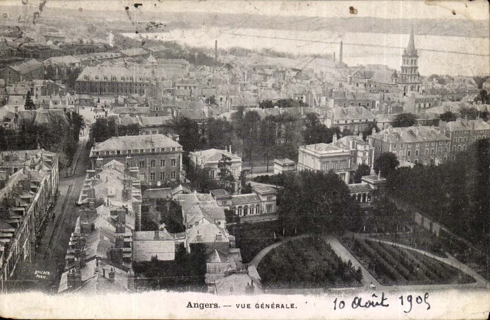 Angers — Vista Geral — Editora Spich's Paris, número de série não visível - Frente