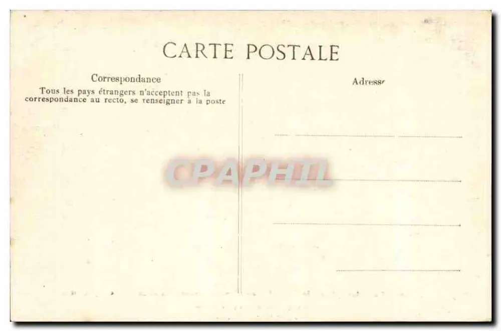 Erster Salon von Marie-Antoinette — Spezialkollektion des Palastes von Compiegne — n°102 - Rückseite