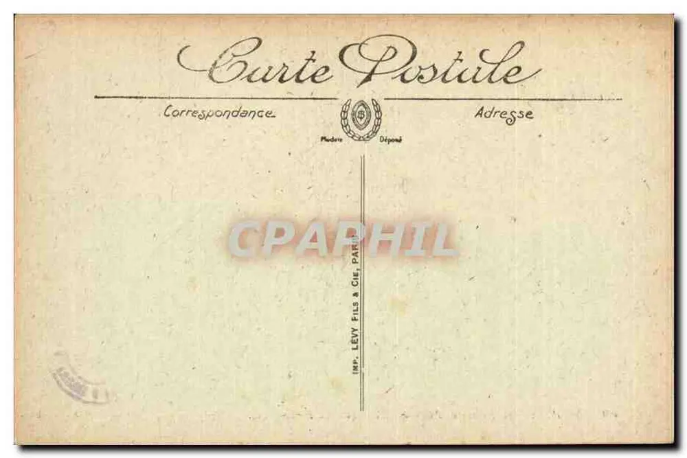 Le Puy — Der Eingang zum Bischofspalast und der Portal des For — Selecta - Rückseite