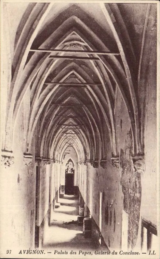 Avignon — Palast der Päpste, Galerie des Konklaves — I.L. - Vorderseite