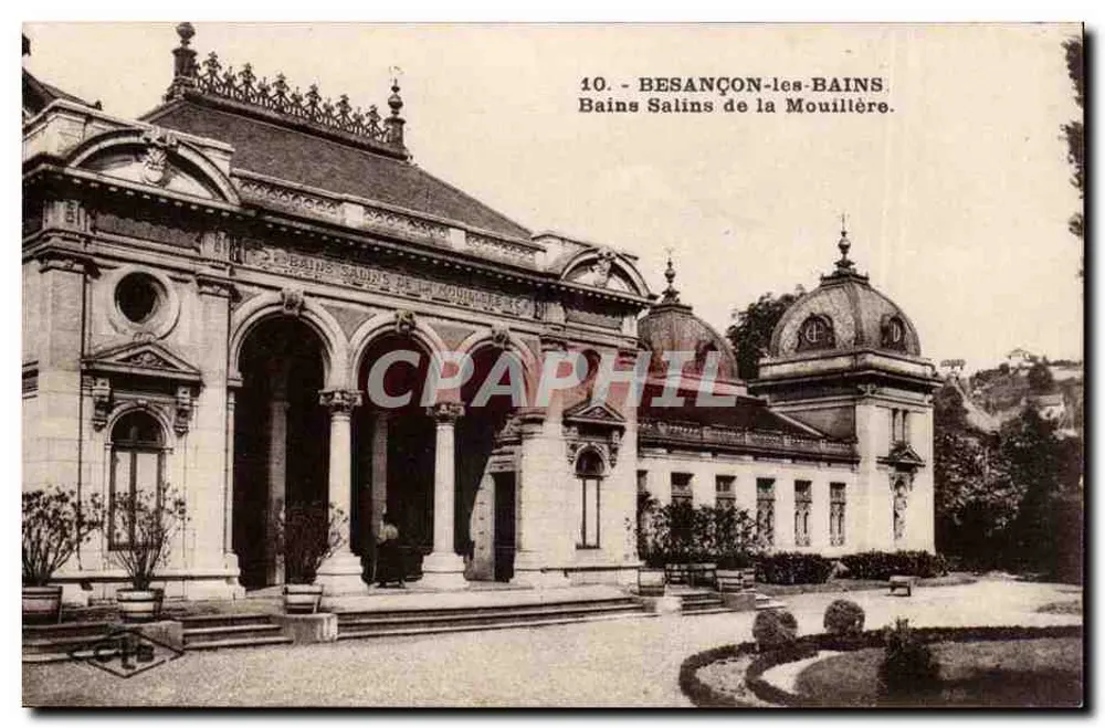 BESANÇON-les-BAINS — Salzbad Mouillière — Verlag C. Lardier, Besançon - Vorderseite