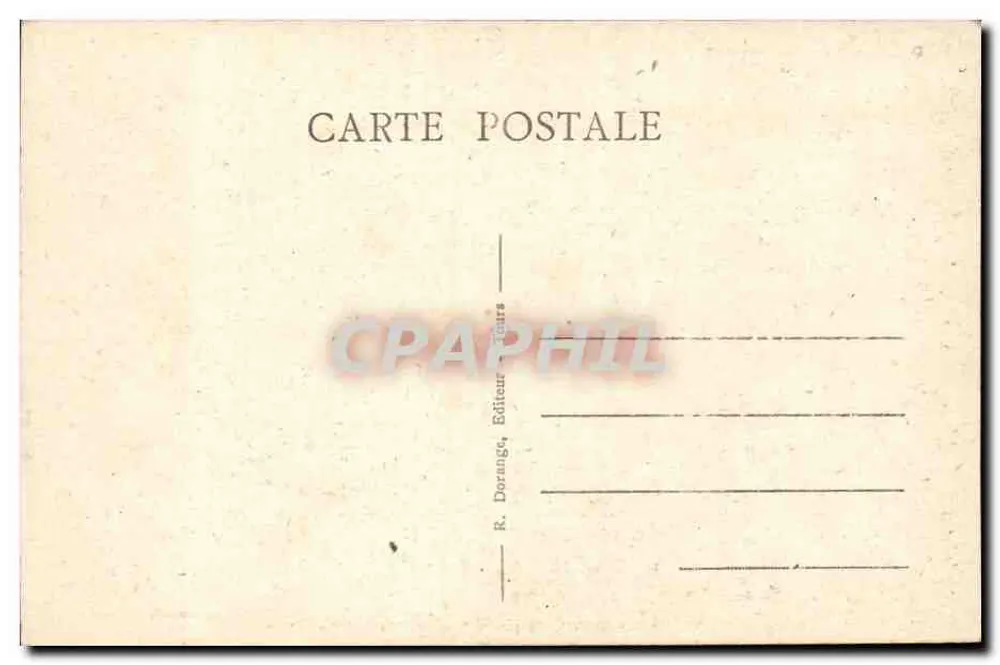 Blois (L.-et-C.) — Ansicht des Schlosses, Großer Treppenaufgang, Flügel von François Ier — R.D. — n°16 - Rückseite