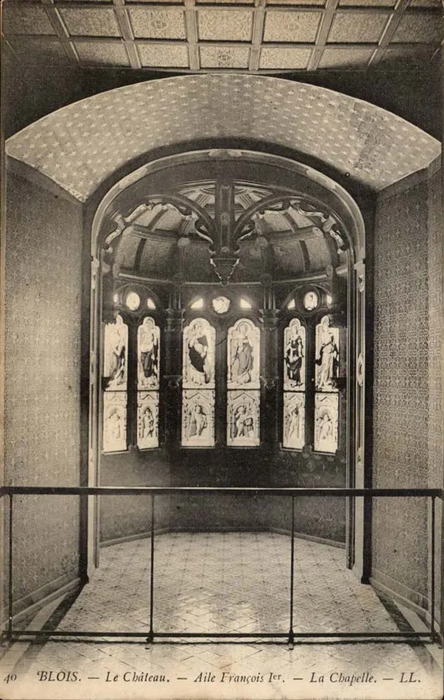Blois — Das Schloss — Flügel François Ier — Die Kapelle — LL. — N°40 - Vorderseite