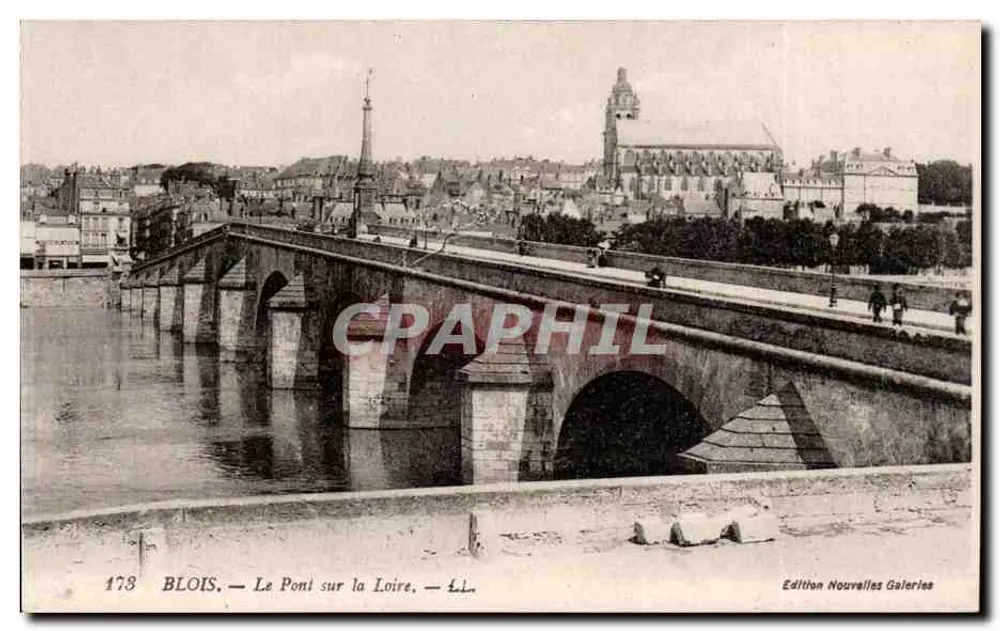 Blois — Der Brücke über die Loire — Edition Nouvelles Galeries n°178 - Vorderseite