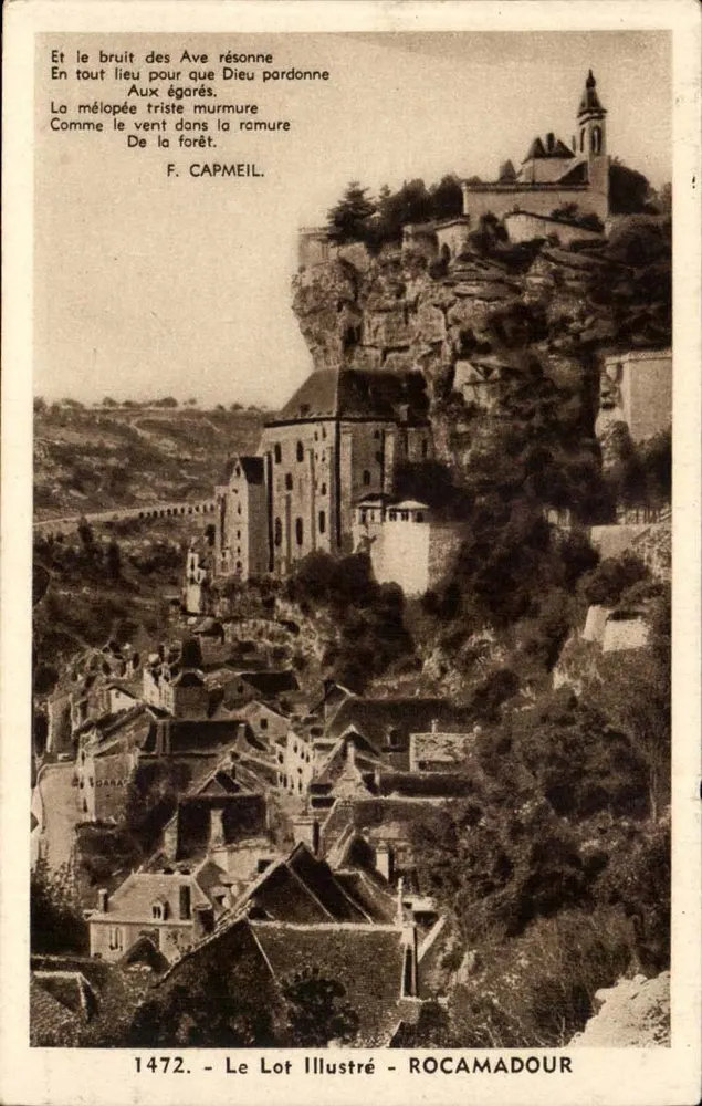 रोकामादूर — ऊँचे गाँव का दृश्य — ले लॉट इल्लस्ट्रे, नंबर 1472 - आगे