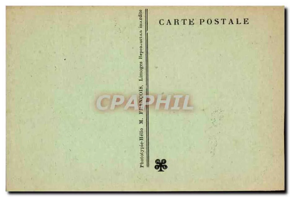 Der Gouffre de Padirac (Lot) — Der See der Regen — Phototypie-Hélio M. Francois, Limoges - Rückseite