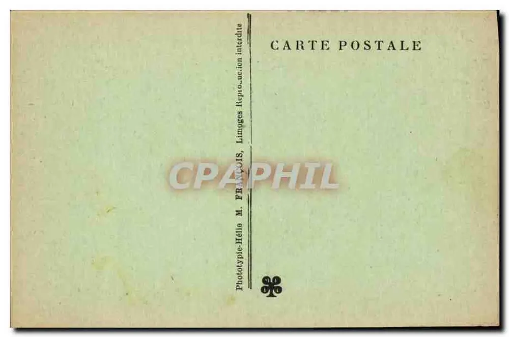 Der Gouffre de PADIRAC (Lot) — Passage des Palettes — Le Pas du Crocodile — Phototypie Hélie M. François - Rückseite