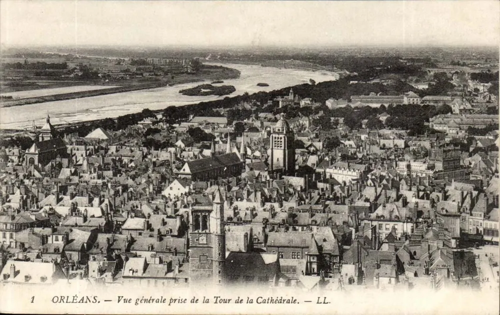 Orléans — Allgemeiner Blick vom Turm der Kathedrale — LL - Vorderseite