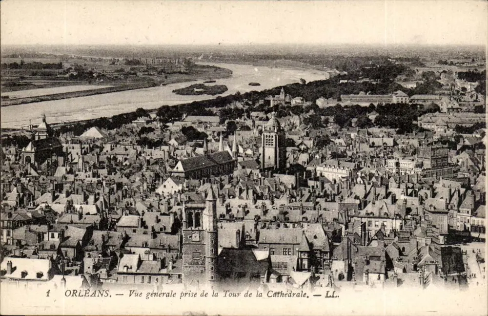 Orléans — Allgemeiner Blick vom Turm der Kathedrale — LL. - Vorderseite