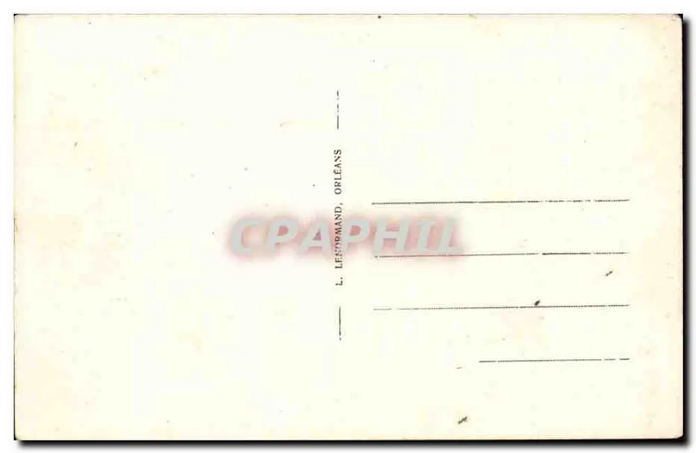 Orléans — Vista Geral — L. Lefèvremand - Verso