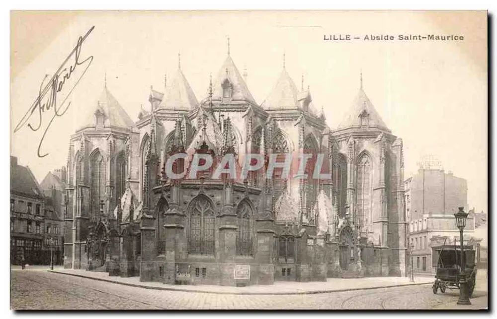 LILLE — Abside Saint-Maurice — editor desconhecido - Frente