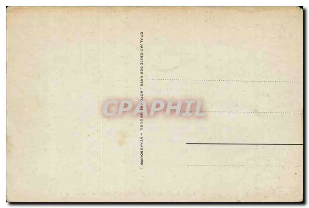 Bagnères-de-Bigorre - Eingang zum Vallon de Salut — Verlag C. Alliacien : des Arts, Notecé Nibures - Straßburg - Rückseite