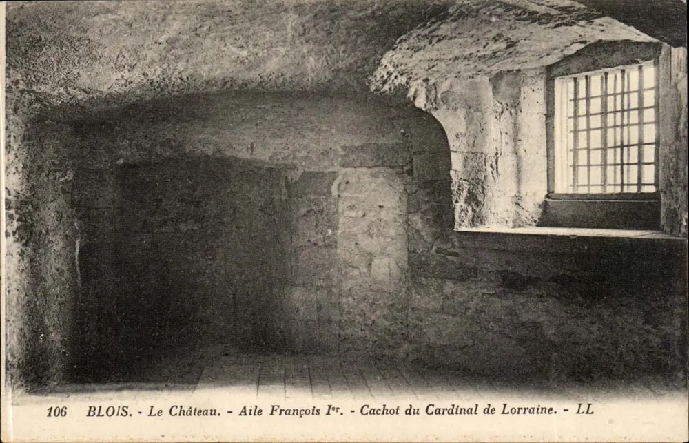 Blois - Das Schloss - Flügel François Ier - Gefängnis des Kardinals de Lorraine - Vorderseite