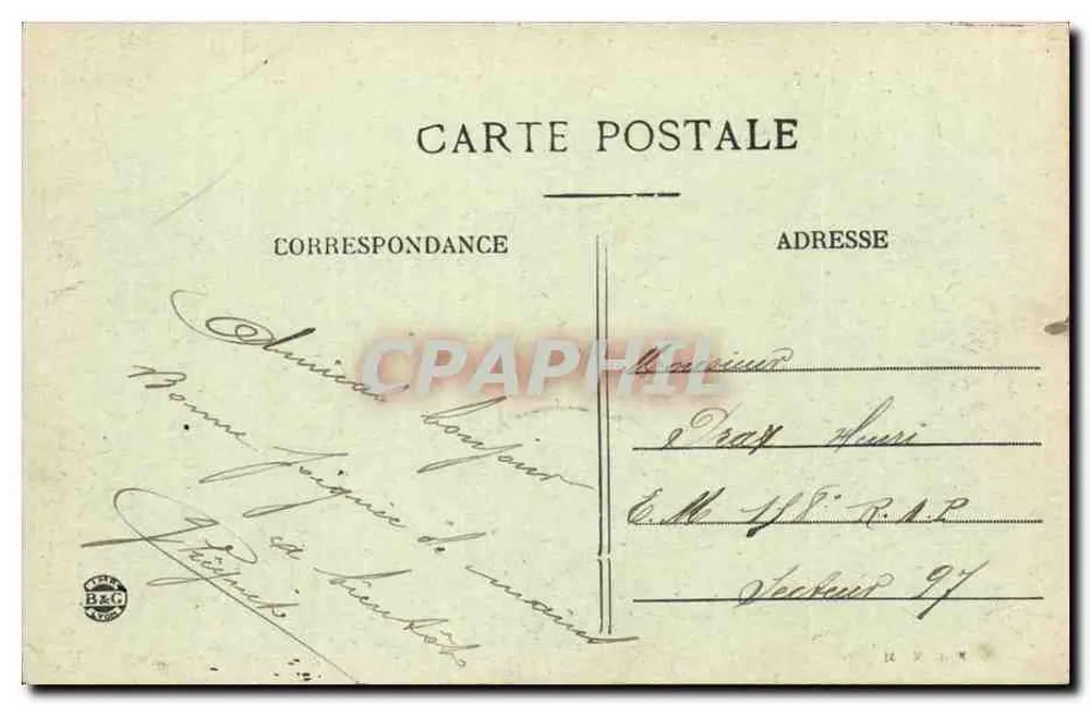 St-ÉTIENNE — Place Marengo — Der Musikkiosk und das Präfekturgebäude - Rückseite