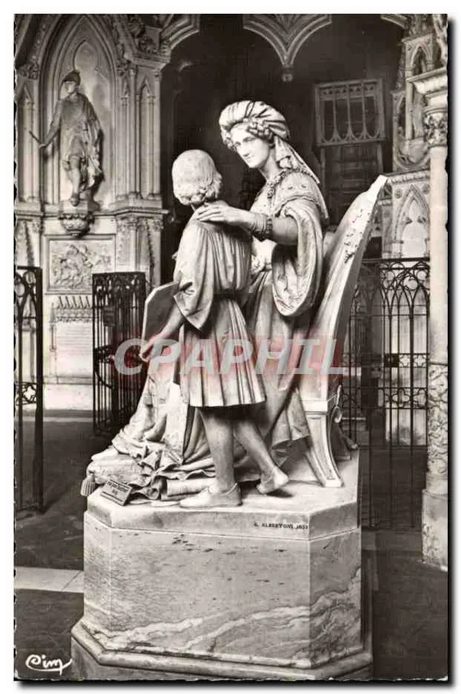 Estatua de Marie-Christine — Abadía de Haute-Côme — S. Alberston, 1881 - Anverso