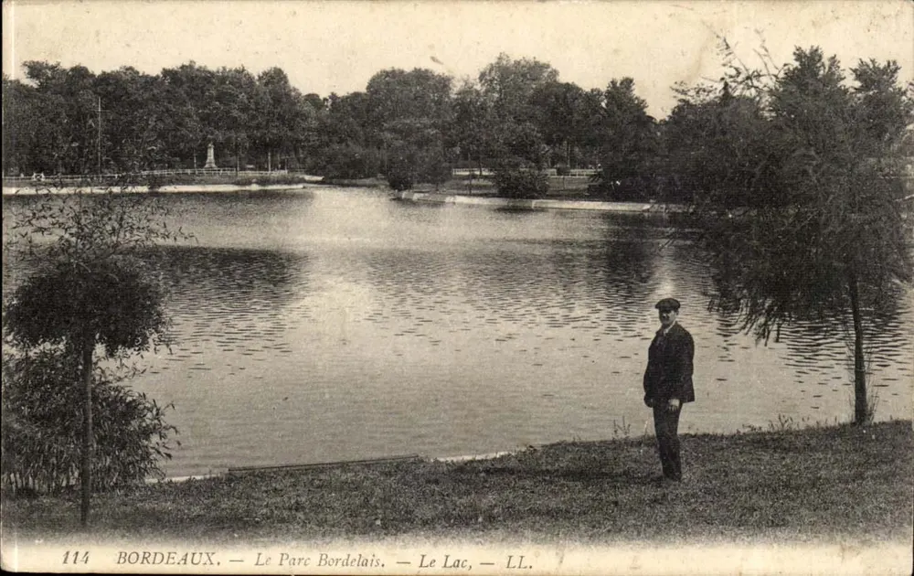 Bordeaux — Park Bordolaski — Jezioro — LL. — N° 114 - Awers